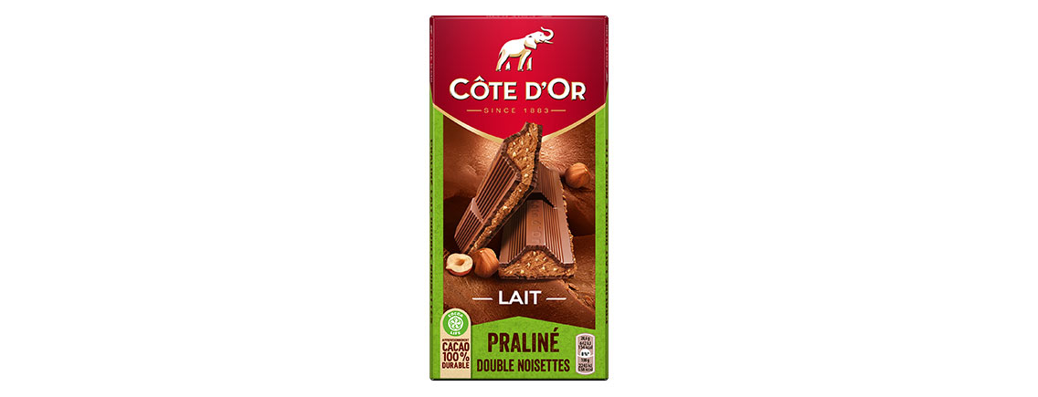 Chocolat Côte d’Or Praliné Double Noisettes