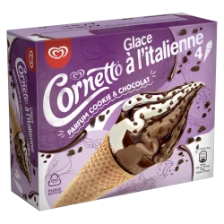 Cornetto Cone Glace à l'Italienne Chocolat & Cookie