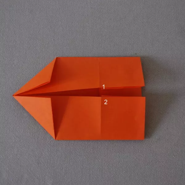 Etape 2 de l'origami