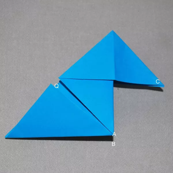 Etape 9 de l'origami