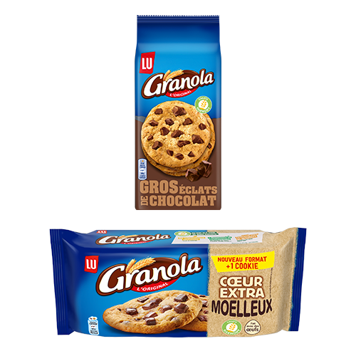 Granola cookie extra moelleux chocolat + gros éclats choco