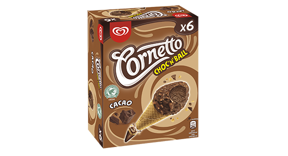 Glace Cornetto Choc'n'Ball Cacao