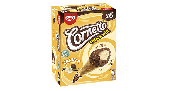 Glacce Cornetto Choc'n'Ball Vanille