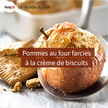 Pommes fourrée aux petits lu