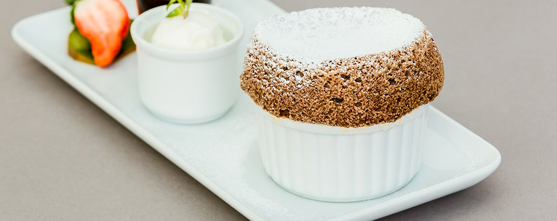 Soufflé au caramel à la fleur de sel