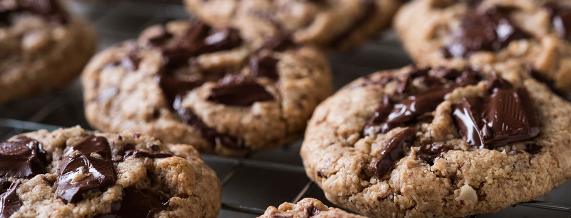 Cookies au chocolat au lait noisettes côte d'or ®