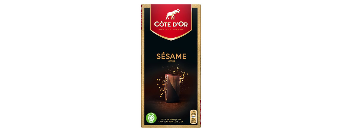 Chocolat Côte d’Or Noir Sésame