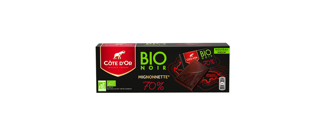Chocolat Côte d’Or Mignonnette BIO Noir 70%