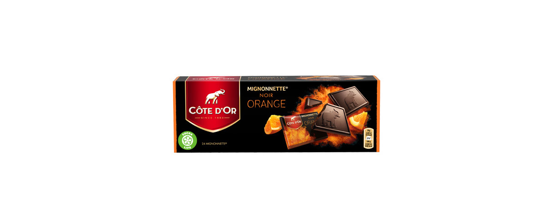 Chocolat Côte d’Or Mignonnette Noir Orange