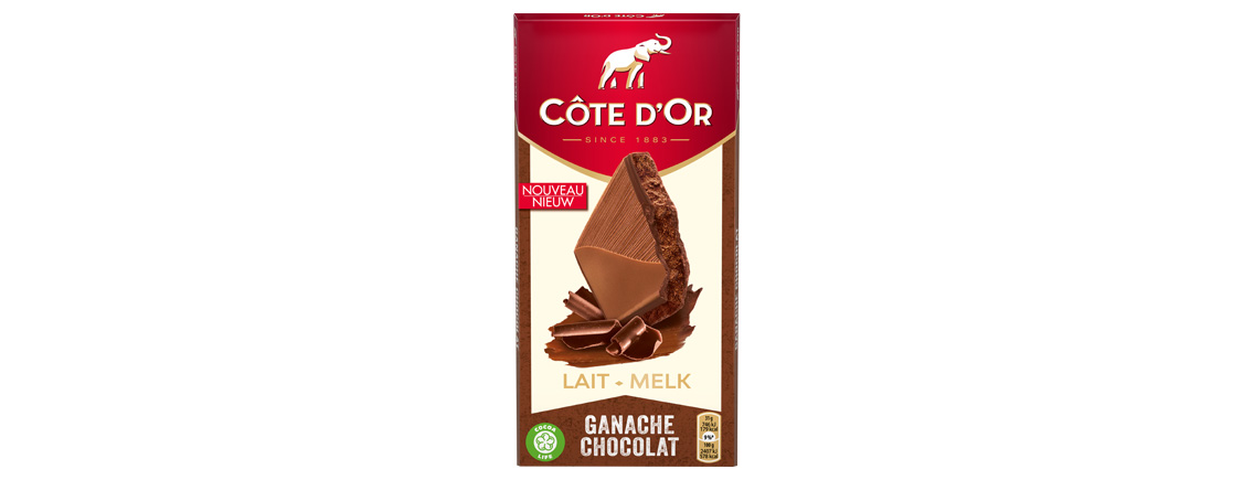 Tablette Côte d’Or Lait Ganache Chocolat