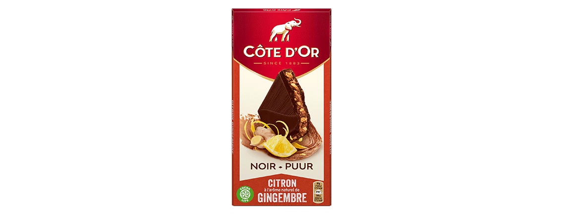 Chocolat Côte d’Or Citron Gingembre
