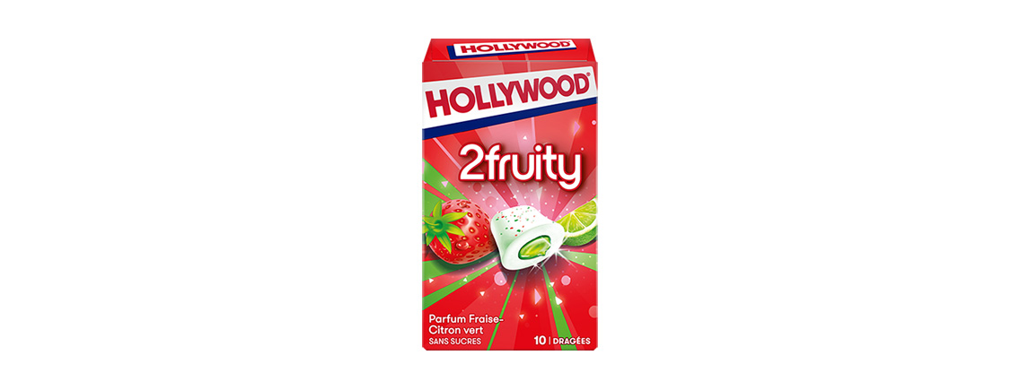 Un chewing-gum fruitée explosif