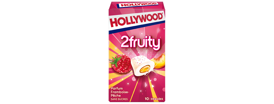 Présentation du pack 2Fruity parfum Pêche-Framboise