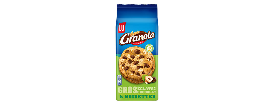 Le pack granola vert cookies aux noisettes