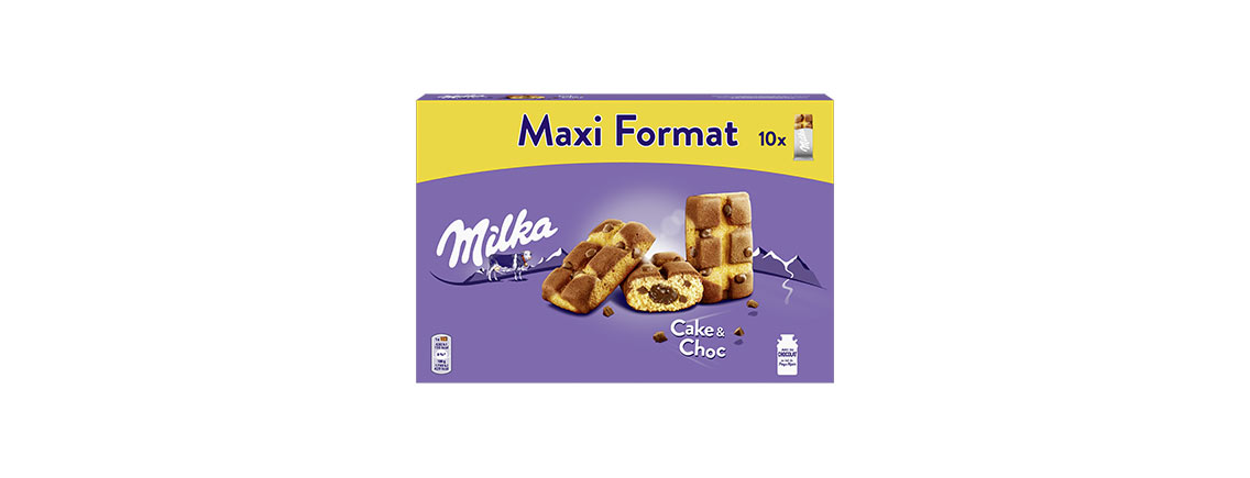 Milka Cake&Choc, format familial (350g) 