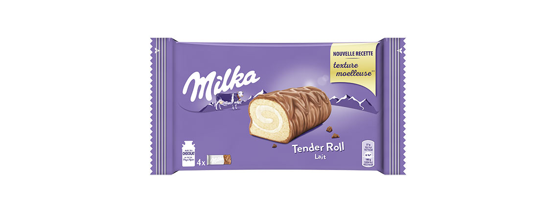Milka Tender Roll au lait (148g)