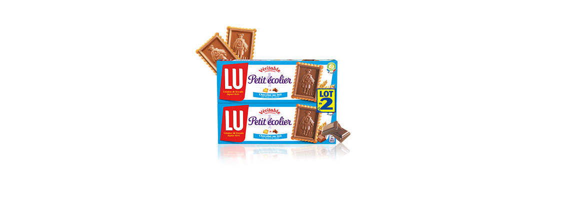 Pack de Lu Petit écolier chocolat au lait familial