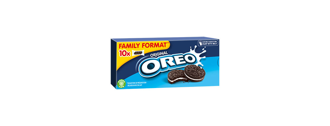 Oreo biscuit format familial