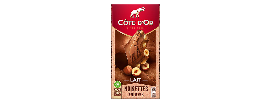 Chocolat Côte d’Or Lait Noisettes Entières