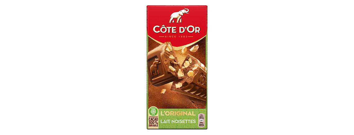 Chocolat Côte d’Or L’original Lait Eclats Noisettes