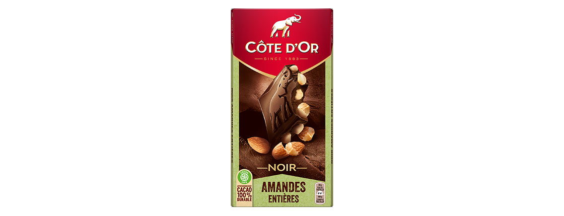 chocolat Côte d’Or Noir Amandes Entières
