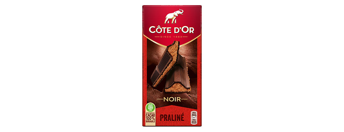 Chocolat Côte d’Or Praliné Noir