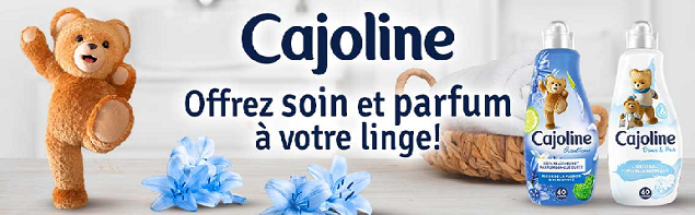 Cajoline offrez soin et parfum à votre linge !