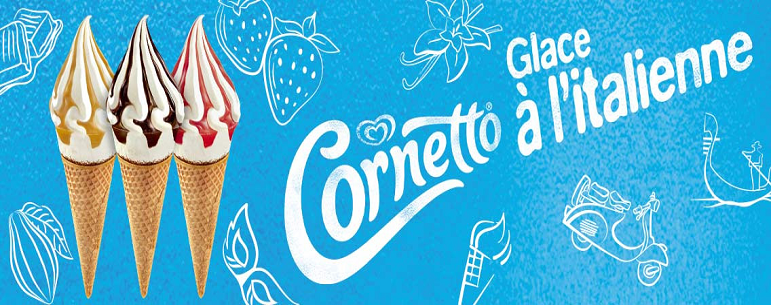 produits cornetto glace a l'italienne