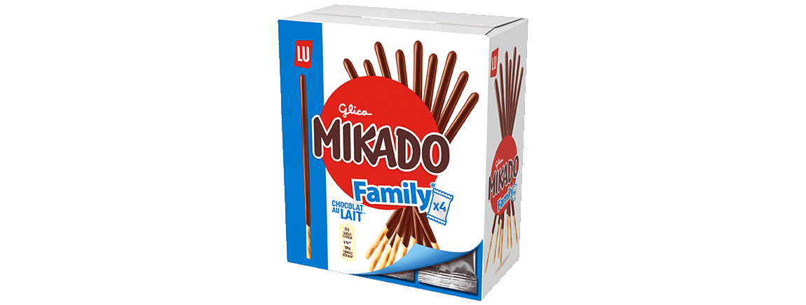 Mikado® chocolat au lait – Format Familial