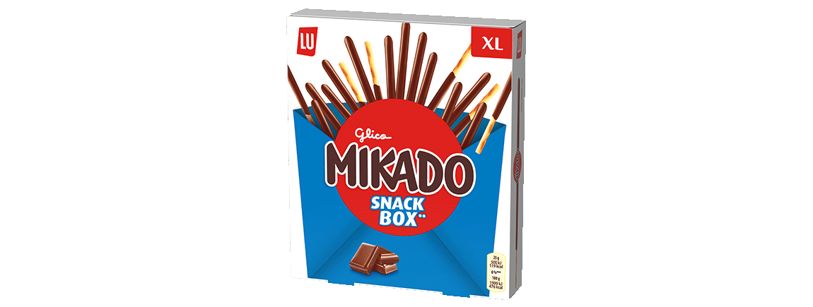 Un pack de Mikado® chocolat au lait – Snack Box
