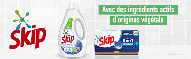 produits skip ingrédients actifs origine végétale