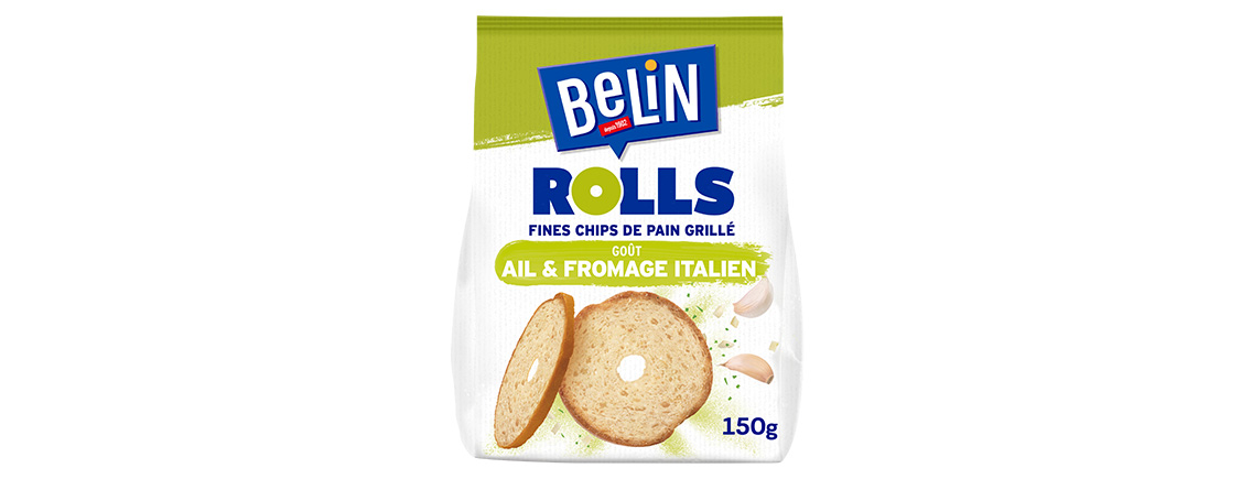 Belin Rolls goût ail & fromage italien