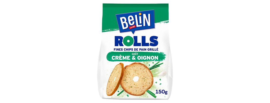 Belin Rolls goût Goût crème & oignon