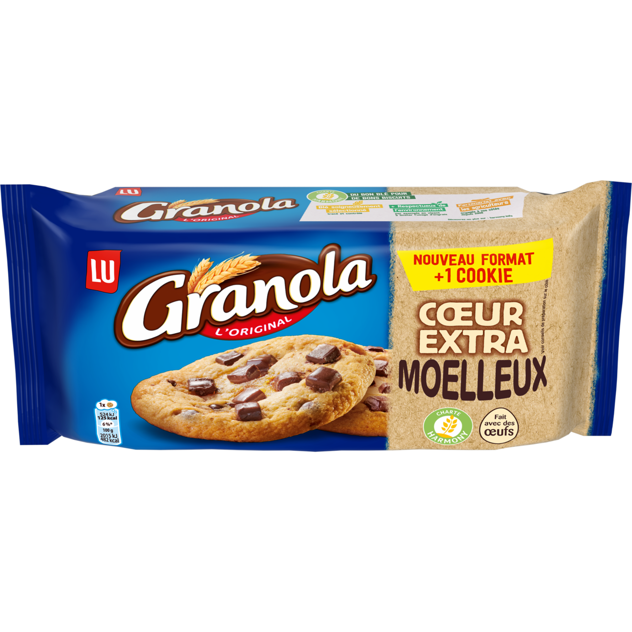 pack granola cookies au couer moelleux