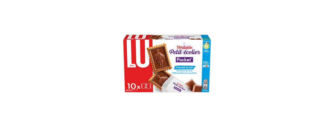 Véritable Petit écolier Pocket chocolat au lait