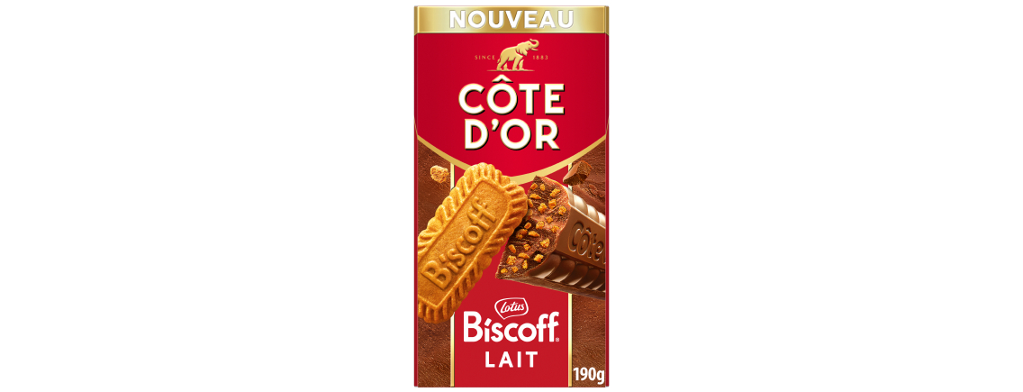 Tablette Côte d’Or Biscoff Lait