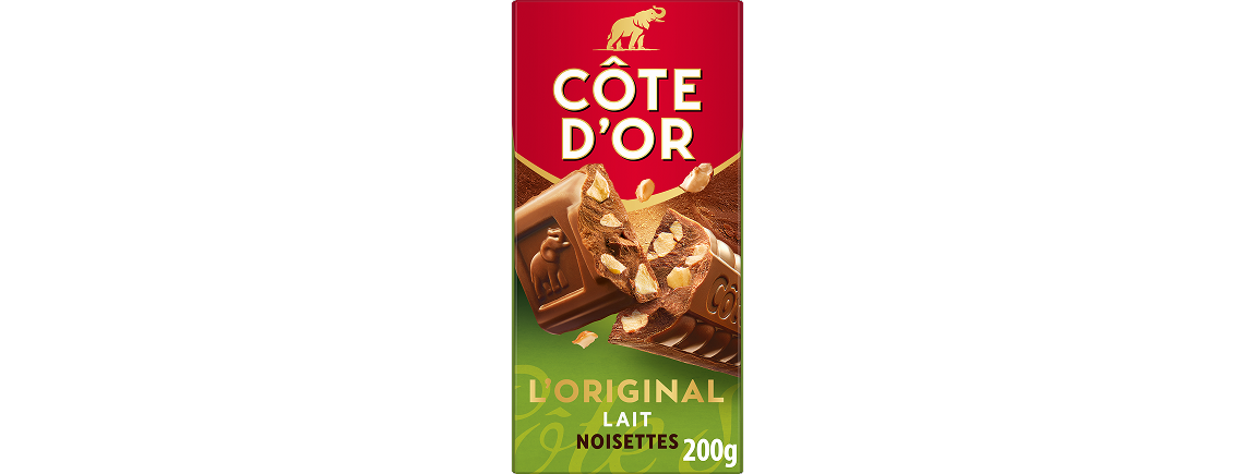 Chocolat Côte d’Or L’original Lait Eclats Noisettes