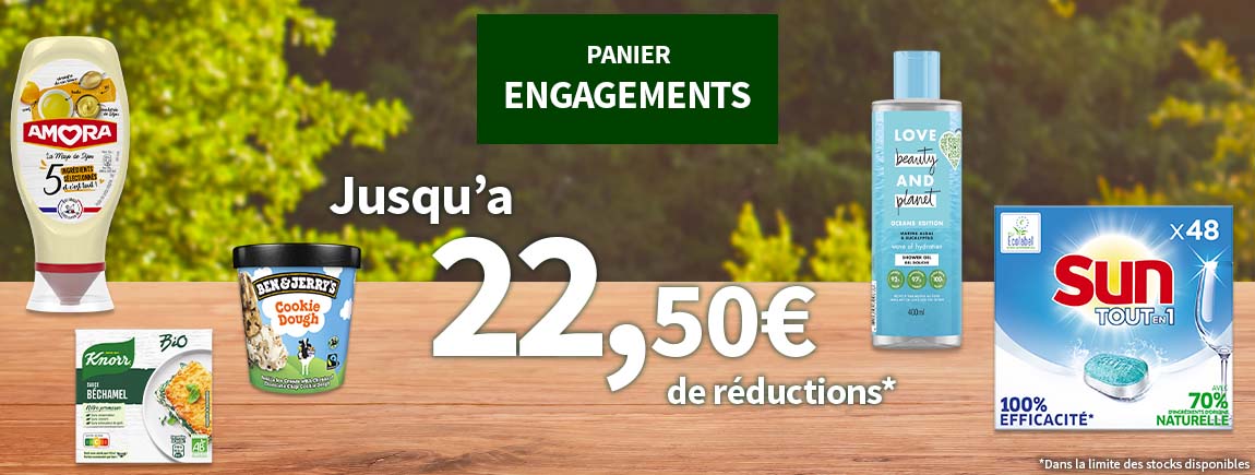 Découvrez votre panier de produits engagés