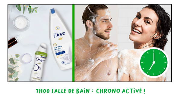 7h – Salle de bain : chrono activé !