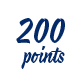 dès 200 points