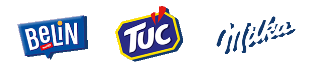 Belin Tuc Milka logos