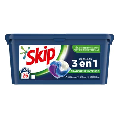 lessive skip capsule