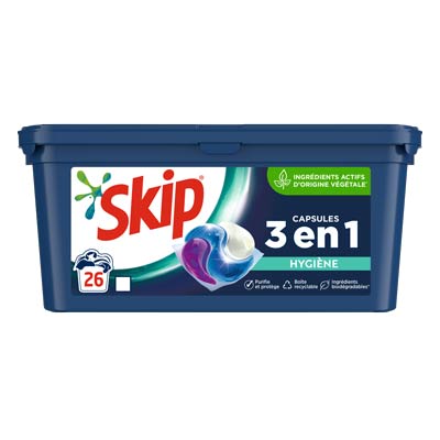 lessive skip capsule