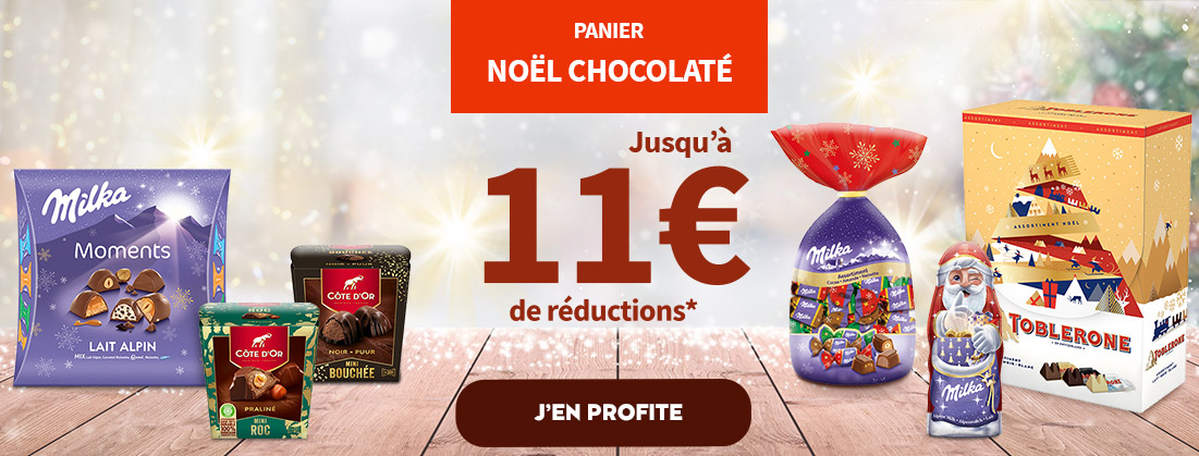 Passez un Joyeux Noël en chocolat