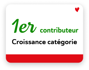 1er Croissance catégorie  contributeur