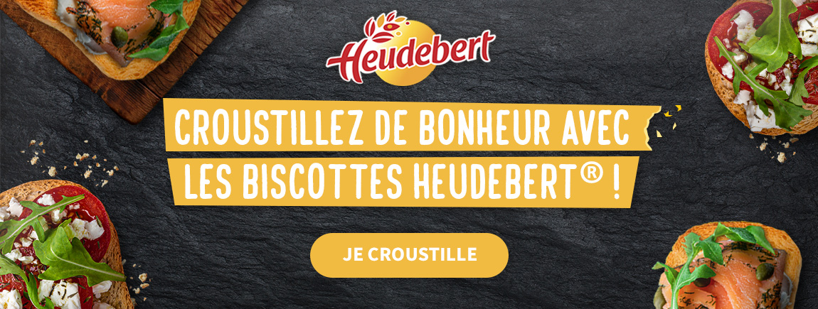 Croustillez de bonheur avec Heudebert