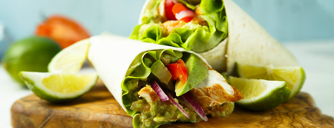 wraps poulet