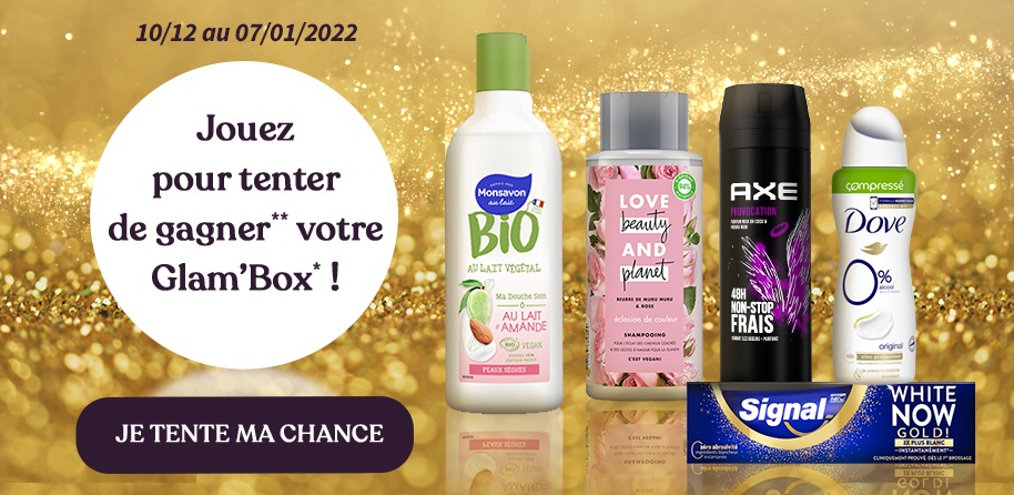 jouer au jeu pour gagner une glam box