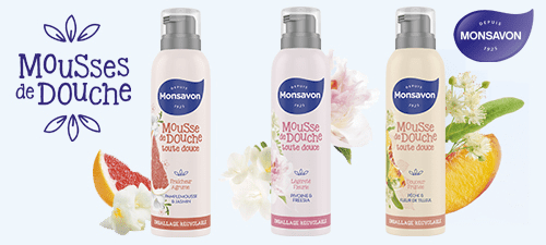 Les mousses de douche
