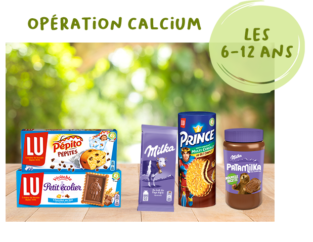 Les 6 12 ans : opération calcium